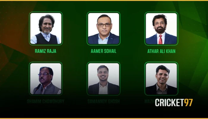 বাংলাদেশ-পাকিস্তান সিরিজের কমেন্ট্রি প্যানেলে তারার মেলা