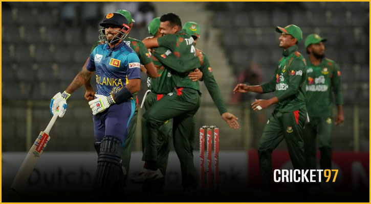 শ্রীলঙ্কাকে অল্পতেই আটকে দিল শরিফুল, রিশাদরা