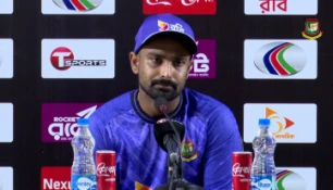শরিফুলের চোটে বাড়ে টেনশন, তবু সেঞ্চুরি ছুঁয়ে হাসলেন লিটন