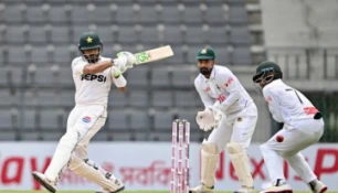 Taijuls Spin Breaks Pakistans Resistance, Bangladesh Three Wickets Away from Victory