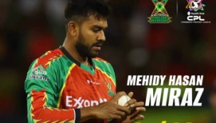 Dream CPL Debut for Miraz, Claims 3 Wickets