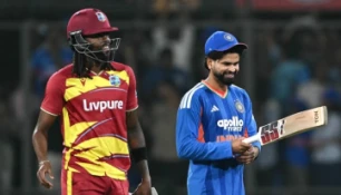ওয়েস্ট ইন্ডিজকে ১৪ রানে হারাল স্বাগতিক ভারত