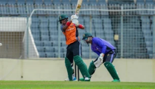 সাইফের ঝলক ও মুস্তাফিজের বোলিংয়ে টিম এ এর ১১ রানের জয়