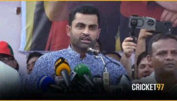 Tamim Iqbal Attends BNP Youth Rally at Chattogram's Historic Polo Ground