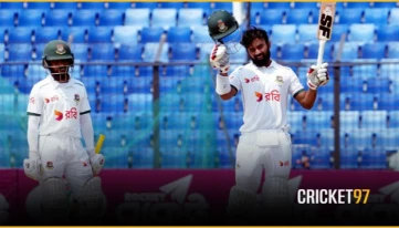 Shadman’s Century Anchors Bangladesh Despite Late Setback on Day 2