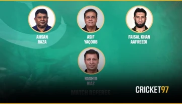 Match officials announced for Pakistan v Bangladesh T20I series