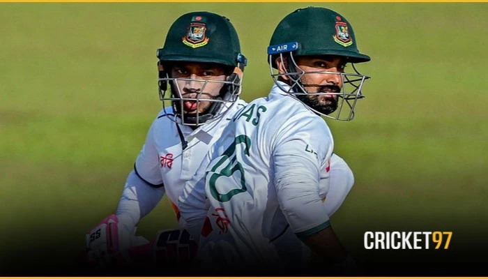 Liton Falls Before Tea After Revival Stand with Mushfiqur; Bangladesh 144/5