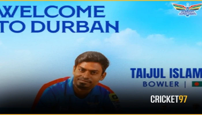 Taijul Makes History as the First Bangladeshi in SA20