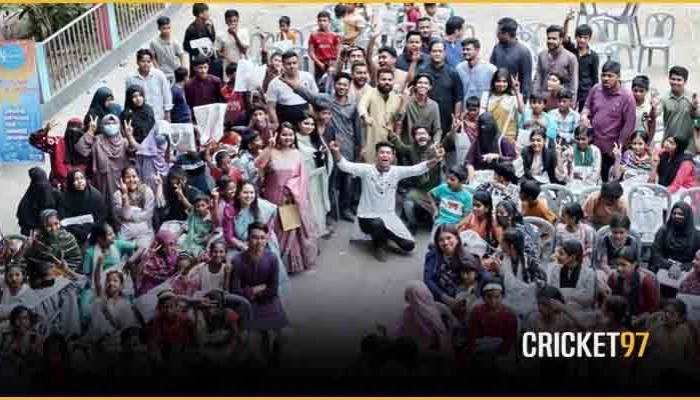 Eid Gifts Distributed Among Underprivileged Children in the Presence of Asif Akbar and Habibul Bashar